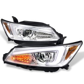 2011-2013 Scion TC Chrome LED Projector Headlights - 2LHP-TC11-TM