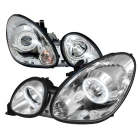 1998-2005 Lexus GS300/GS400 Chrome CCFL Halo Projector Headlights - 3LHP-GS30098