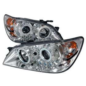 2000-2005 Lexus IS300 Chrome CCFL Halo Projector Headlights - 3LHP-IS30001-KS