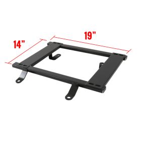 1979-1998 Ford Mustang Racing Seat Brackets - Pair  - BKT-MST79