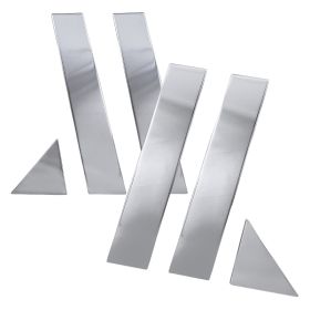 2005-2010 Chrysler 300 Chrome Door Pillars  - DRP-300C05C