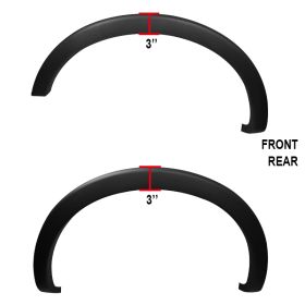 2009-2014 Ford F-150 Factory Style Fender Flares  - FDF-F15009BK-RS