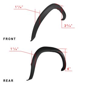 2002-2008 Dodge Ram 1500/2500/3500 OE-Style Fender Flares  - FDF-RAM02BK-RS