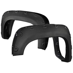 2007-2013 GMC Sierra 1500 Rough-Surface Black Fender Flares  - FDF-SIE07-TS-RS