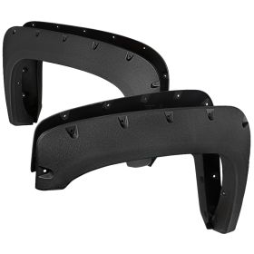 2007-2013 Chevrolet Silverado 1500 Rough Surface Black Fender Flares  - FDF-SIV07-TS-RS
