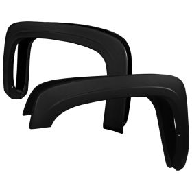 2007-2013 Chevrolet Silverado 1500 Standard/Long Bed Matte Black Fender Flares  - FDF-SIV07BK-RS