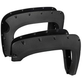 2007-2013 Chevrolet Silverado 1500 Rough Surface Black Fender Flares  - FDF-SIV07SB-TS-RS
