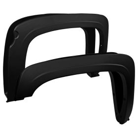 2007-2013 Chevrolet Silverado 1500 Short-Bed Matte Black Fender Flares  - FDF-SIV07SBBK-RS