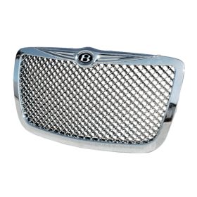 2005-2010 Chrysler 300/300C Mesh Grille Chrome - SDT-HG-300C05C