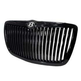 2005-2010 Chrysler 300/300C Vertical Grille Black - SDT-HG-300C05JMVT
