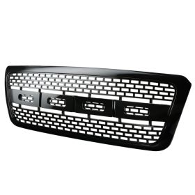 2004-2008 Ford F150 Raptor Grille Black - SDT-HG-F15004JM-R-RS