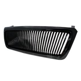 2004-2008 Ford F150 Vertical Grille Black - SDT-HG-F15004JMVT