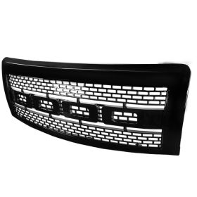 2009-2014 Ford F150 Raptor Grille Black - SDT-HG-F15009JM-R-RS