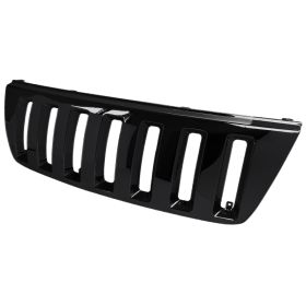 1999-2004 Jeep Grand Cherokee H2 Vertical Grille Black - SDT-HG-GKEE99JMVTH2