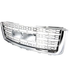 2007-2012 GMC Sierra Mesh Grille Chrome - SDT-HG-GMC07CV2
