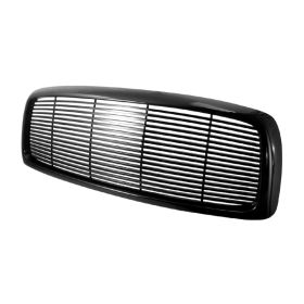 2002-2005 Dodge Ram Grille Black - SDT-HG-RAM02JM