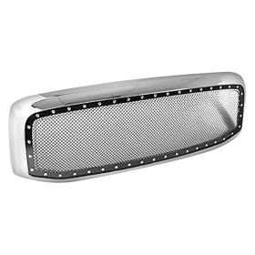 2006-2008 Dodge Ram Rivet Mesh Grille - SDT-HG-RAM06SS