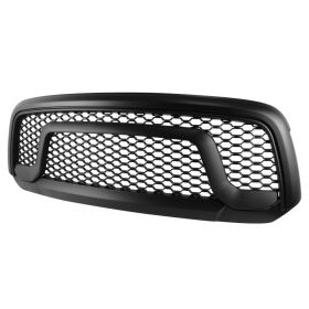 2013-2017 Dodge Ram 1500 Rebel Facelift Grille Matte Black - SDT-HG-RAM1315BB-GL