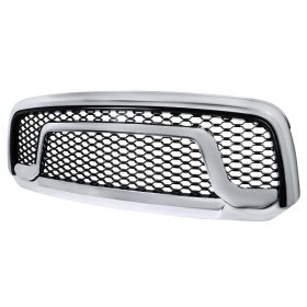 2013-2017 Dodge Ram 1500 Gloss Black Front Grille  - HG-RAM1315CB-GL