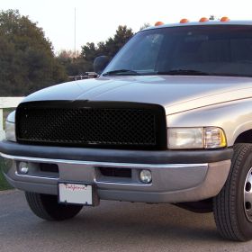 1994-2001 Dodge Ram 1500/2500/3500 Gloss Black Front Grille  - HG-RAM94JM-JL
