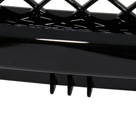 2007-2013 GMC Sierra 1500 Gloss Black Front Grille  - HG-SIE07JM-JL