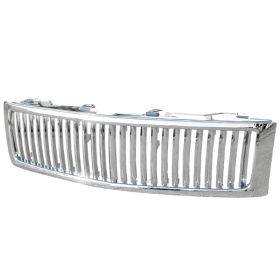 2007-2011 Chevy Silverado 1500 Vertical Grille Chrome - SDT-HG-SIV07CVT