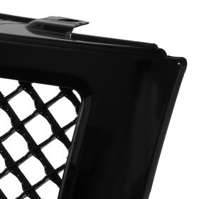 2007-2013 Chevrolet Silverado 1500 Gloss Black Mesh Front Grille  - HG-SIV07JM-JL