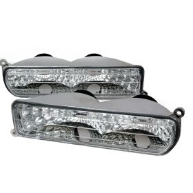1997-2001 Jeep Cherokee Chrome Bumper Lights-LB-CHKE97-RS