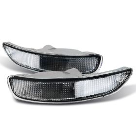 1993-1997 Toyota Corolla Chrome Bumper Lights-LB-COR93-RS