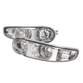 2000-2005 GMC Yukon Denali Chrome Bumper Lights-LB-DEN00-TM
