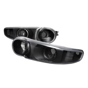 2000-2005 GMC Yukon Denali Black Bumper Lights-LB-DEN00JM-TM