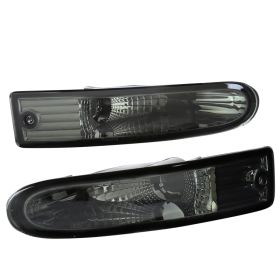 2000-2002 Mitsubishi Eclipse Smoke Bumper Lights  - LB-ELP00G-RS