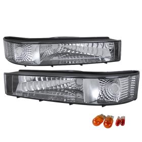 1992-1996 Ford F150 Clear Bumper Lights-LB-F15092-RS