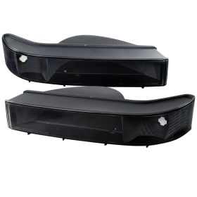 1992-1996 Ford F150 Black Bumper Lights-LB-F15092JM-RS