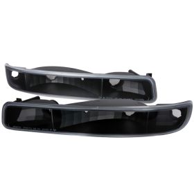 1999-2005 GMC Sierra Black Bumper Lights-LB-GMC99JM-TM