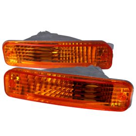 1990-1991 Acura Integra Amber Bumper Lights-LB-INT90AM-RS