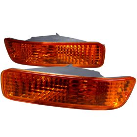 1992-1993 Acura Integra Amber Bumper Lights-LB-INT92AM-RS