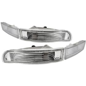 1995-1999 Nissan Maxima Clear Bumper Lights  - LB-MAX95-RS