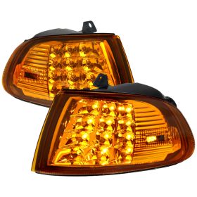 1992-1995 Honda Civic 2DR/3DR Chrome LED Corner Lights  - LC-CV923AMLED-EU