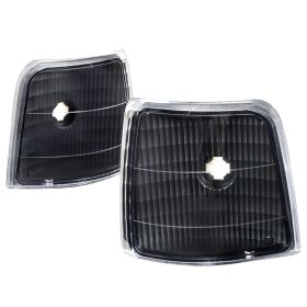 1992-1996 Ford F150 Black Corner Lights-LC-F15092JM-RS