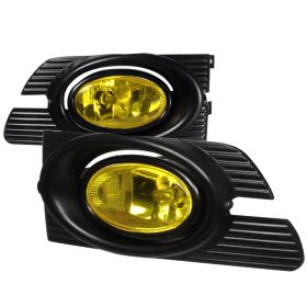 2001-2002 Honda Accord 4DR Sedan Yellow Euro Fog Lights-LF-ACD014AMOEM-RS