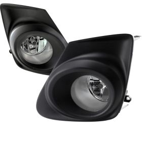 2011-2012 Toyota Corolla Clear/Chrome Euro Fog Lights-LF-COR11OEM