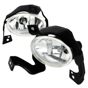 2010-2011 Honda CRV Clear/Chrome OEM Fog Lights-LF-CRV10COEM-HZ