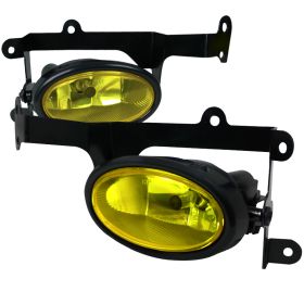 2006-2008 Honda Civic 2DR Coupe Yellow OEM Fog Lights-LF-CV062AMOEM-RS