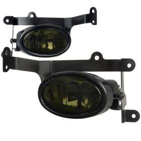 2006-2008 Honda Civic 2DR Coupe Smoke Euro Fog Lights-LF-CV062GOEM-RS