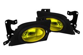 2006-2008 Honda Civic 4DR Sedan Yellow OEM Fog Lights-LF-CV064AMOEM-RS
