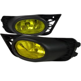 2009-2011 Honda Civic 4DR Sedan Yellow Euro Fog Lights-LF-CV094AMOEM-RS