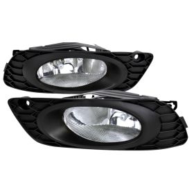 2012 Honda Civic 4DR Sedan Clear/Chrome OEM Fog Lights-LF-CV124OEM-HZ
