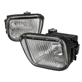 1996-1998 Honda Civic Clear/Chrome OEM Fog Lights-LF-CV96-WJ