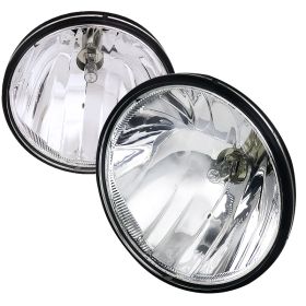 2007-2011 GMC Denali Clear/Chrome Euro Fog Lights-LF-DEN07COEM-HZ